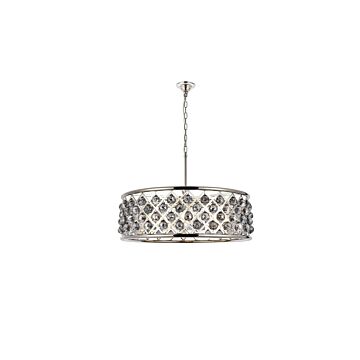 Madison 8-Light Chandelier in Polished Nickel