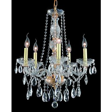 Verona 5-Light Chandelier in Gold