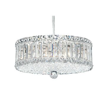 Plaza Nine Light Pendant in Stainless Steel by Schonbek