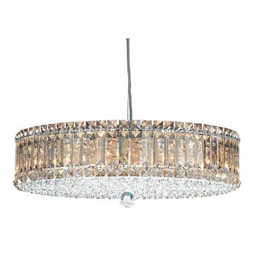 Plaza 15 Light Pendant in Stainless Steel by Schonbek