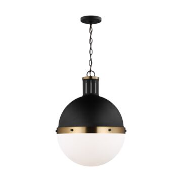 Hanks One Light Pendant in Midnight Black by Visual Comfort Studio