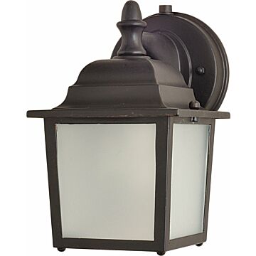 Builder Cast LED E26 LED Outdoor Wall Sconce in Empire Bronze by Maxim