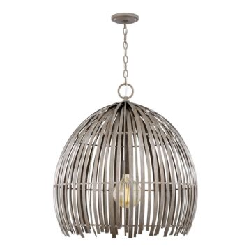 Hanalei One Light Pendant in Washed Pine by Visual Comfort Studio