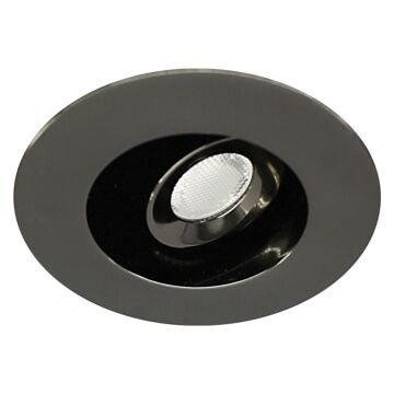 LED Miniature Recessed Task Light in Gun Metal by W.A.C. Lighting