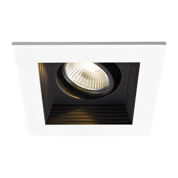  LED Single Light New Construction Housingith Trim and Light Engine in Black by W.A.C. Lighting