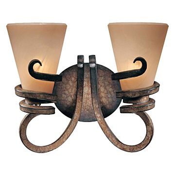 Minka Lavery Tofino 2 Light 14 Inch Bathroom Vanity Light in Tofino Bronze