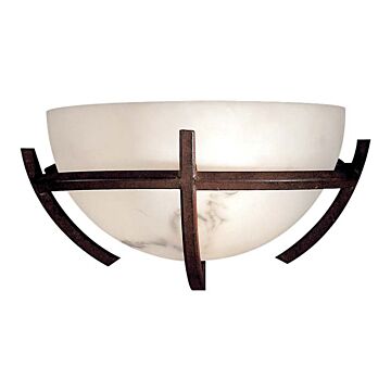 Calavera One Light Wall Sconce in Nutmeg by MinkaLavery