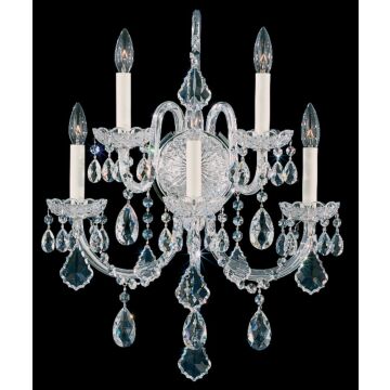 Olde World Five Light Wall Sconce in Gold by Schonbek