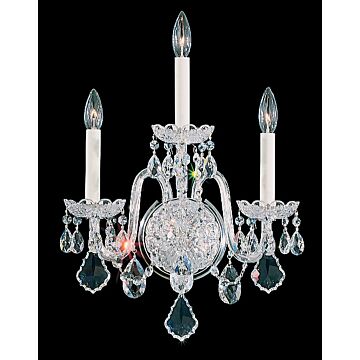 Olde World Three Light Wall Sconce in Gold by Schonbek