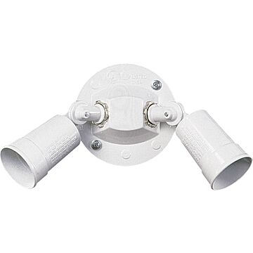 PAR Holders Two Light Wall Mount in White by Quorum International