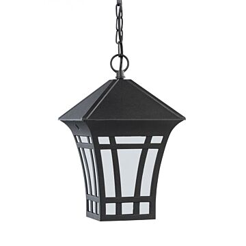 Generation Lighting Herrington Outdoor Hanging Light in Black
