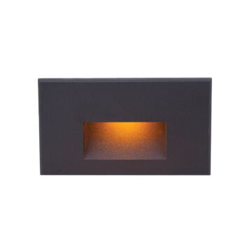 Led100 LED Step and Wall Light in Black On Aluminum by W.A.C. Lighting