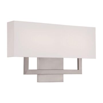 Manhattan LED Wall Sconce in Brushed Nickel by W.A.C. Lighting
