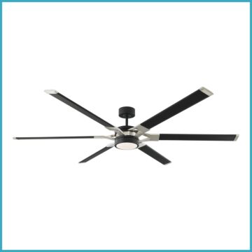 Loft 72"Ceiling Fan in Midnight Black by Visual Comfort Fan