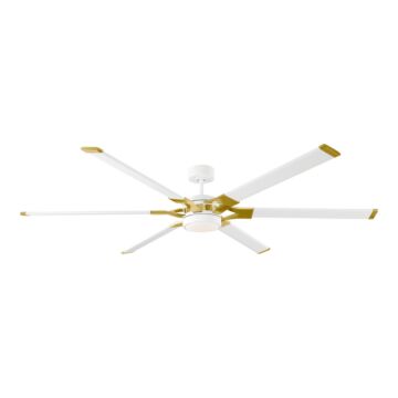 Loft 72"Ceiling Fan in Matte White by Visual Comfort Fan