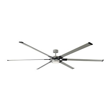 Loft 96"Ceiling Fan in Painted Brushed Steel by Visual Comfort Fan