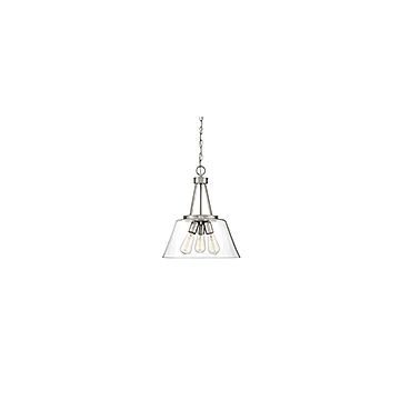 Calhoun Three Light Pendant in Satin Nickel by Savoy House