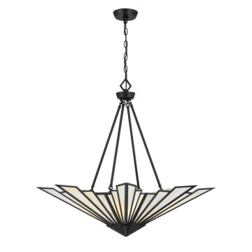 Rivage 4-Light Pendant in Matte Black