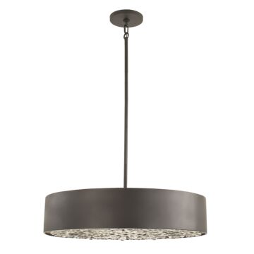 Azores Six Light Pendant in Black Cashmere by Savoy House