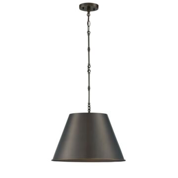 Alden One Light Pendant in Old Bronze by Savoy House