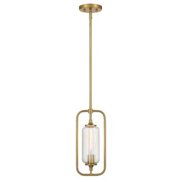 Holton 1-Light Mini-Pendant in Warm Brass