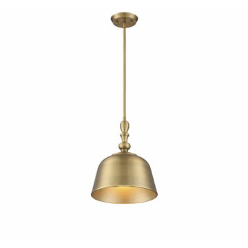 Savoy House Berg 1 Light Pendant in Warm Brass