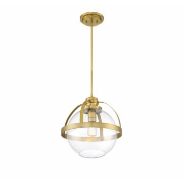 Savoy House Pendleton 1 Light Pendant in Warm Brass