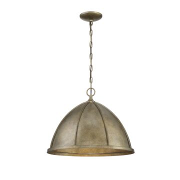 Laramie One Light Pendant in Chelsea Gold by Savoy House