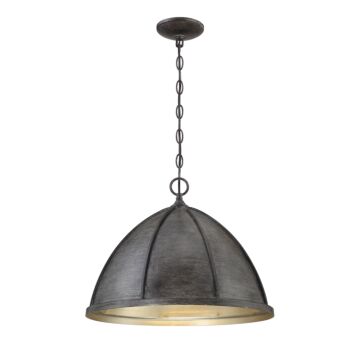 Laramie One Light Pendant in Chelsea Walnut by Savoy House