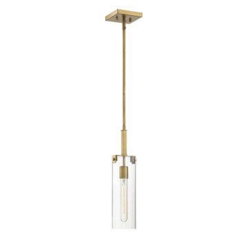 Winfield One Light Mini Pendant in Warm Brass by Savoy House
