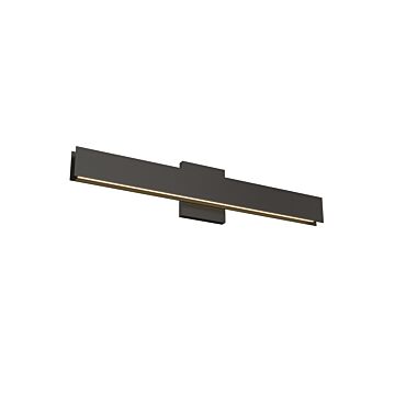 Bau LED Bath in Nightshade Black by Visual Comfort Modern