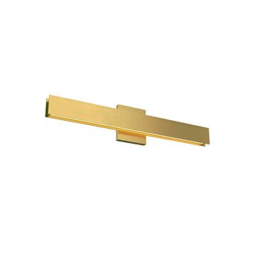 Bau LED Bath in Natural Brass by Visual Comfort Modern