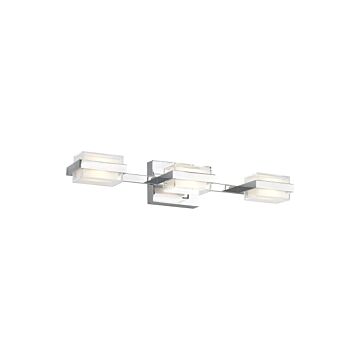 Kamden LED Bath in Chrome by Visual Comfort Modern