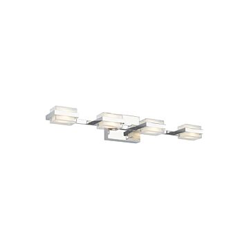 Kamden LED Bath in Chrome by Visual Comfort Modern