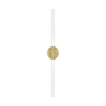 Linger LED Bath in Natural Brass by Visual Comfort Modern