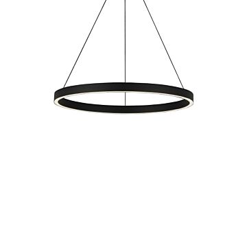 Fiama LED Suspension in Black by Visual Comfort Modern