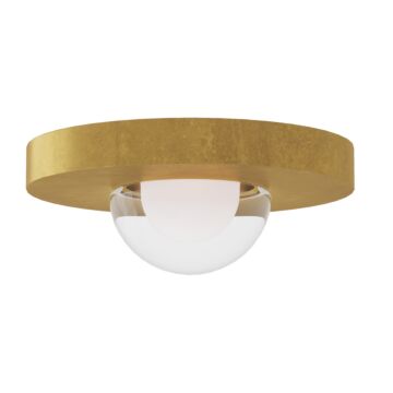 Ebell LED Flush Mount in Dark Bronze by Visual Comfort Modern