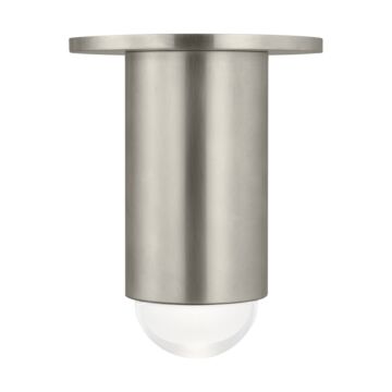 Ebell LED Flush Mount in Antique Nickel by Visual Comfort Modern