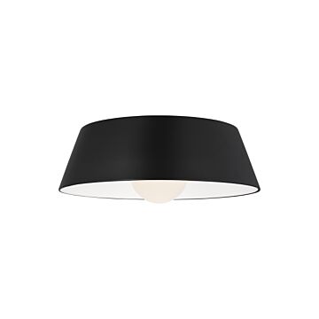 Joni LED Flush Mount in Matte Black by Visual Comfort Modern