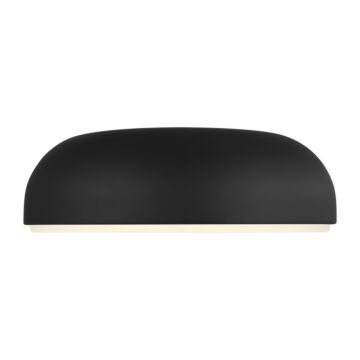 Kosa LED Flush Mount in Nightshade Black by Visual Comfort Modern