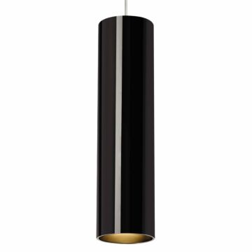 Piper LED Pendant in Black Satin Nickel by Visual Comfort Modern