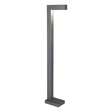 Strut LED Outdoor Bollard in Charcoal by Visual Comfort Modern