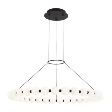 Orbet LED Chandelier in Nightshade Black by Visual Comfort Modern