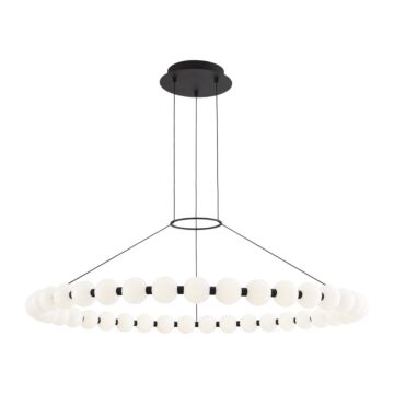 Orbet LED Chandelier in Nightshade Black by Visual Comfort Modern