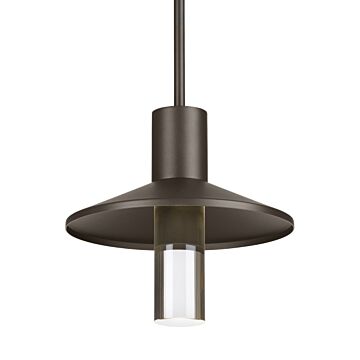Ash LED Outdoor Pendant in Bronze by Visual Comfort Modern