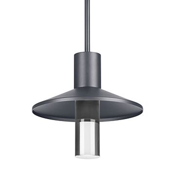 Ash LED Outdoor Pendant in Charcoal by Visual Comfort Modern