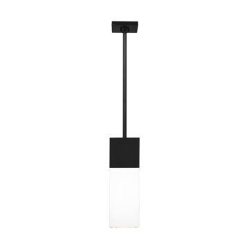 Kulma LED Pendant in Black by Visual Comfort Modern