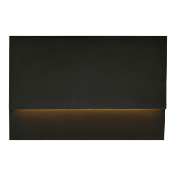 Krysen LED Outdoor Wall Step Light in Black by Visual Comfort Modern