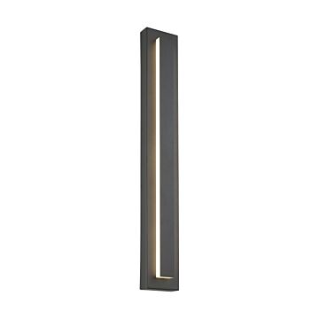 Aspen LED Outdoor Wall Lantern in Charcoal by Visual Comfort Modern