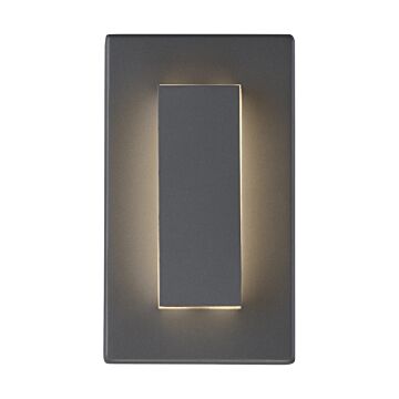 Aspen LED Outdoor Wall Lantern in Charcoal by Visual Comfort Modern